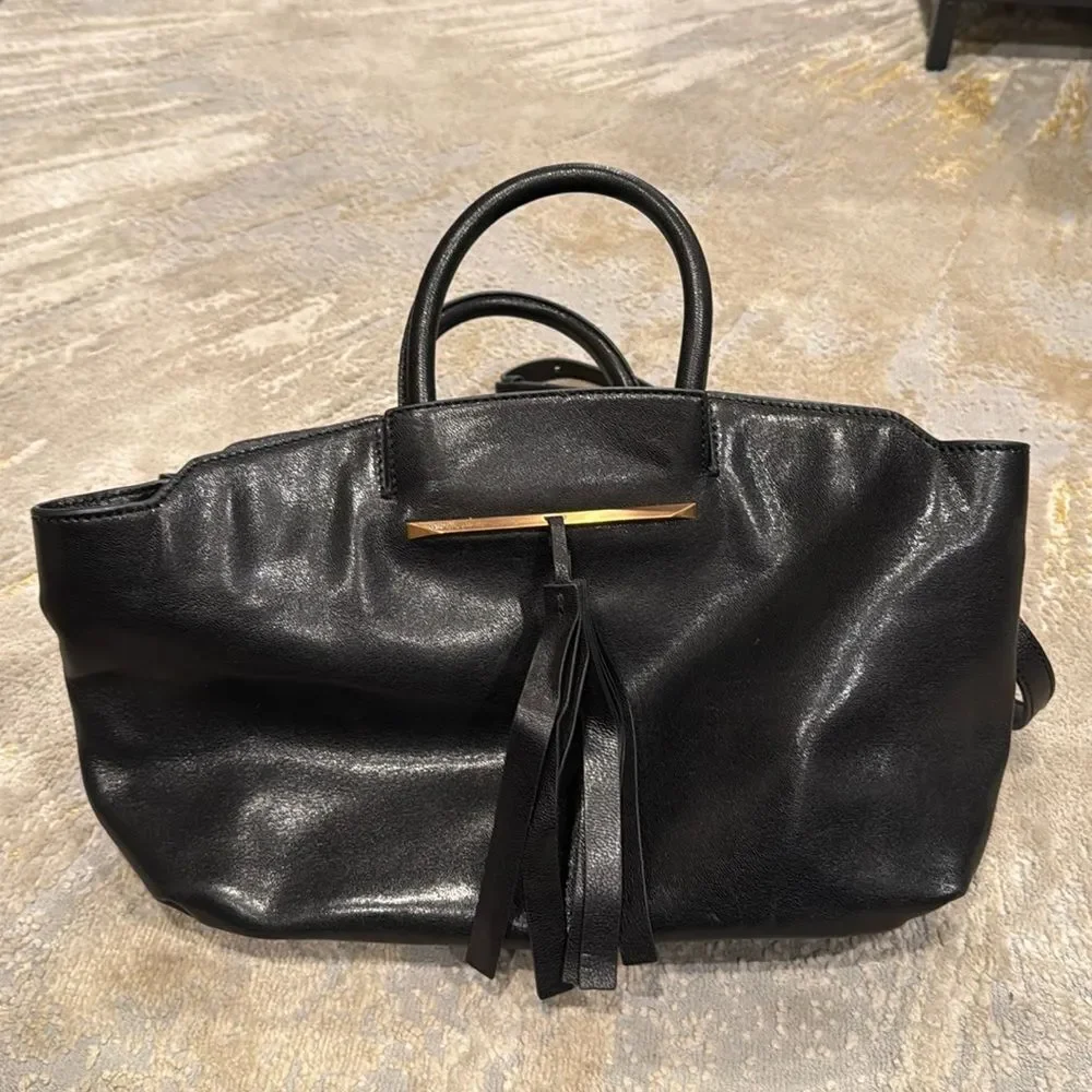 Brian Atwood genuine leather black purse great shape
